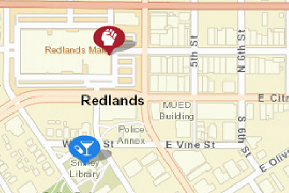 Red E Map Redlands Maps & Geographic Data - City Of Redlands