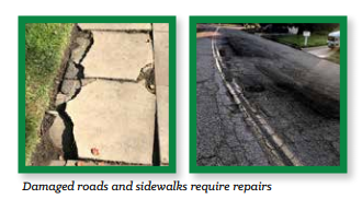 Damaged Roads & Sidewalks
